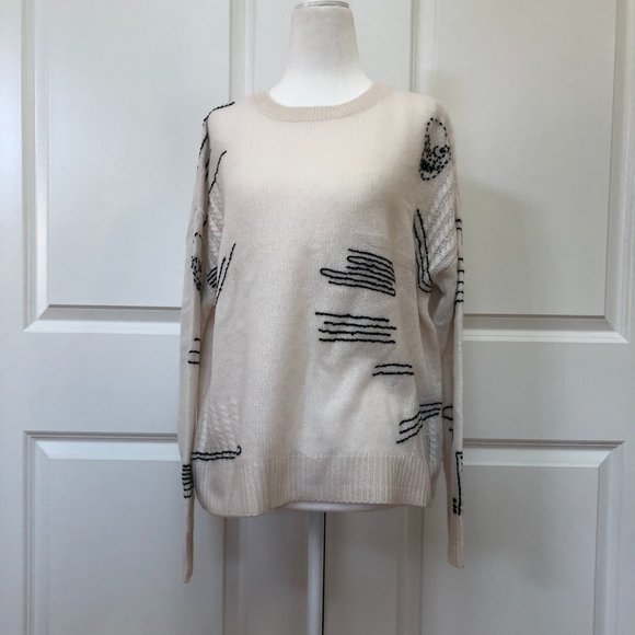 Skull CashmereWhite Paxon Cashmere Sweater